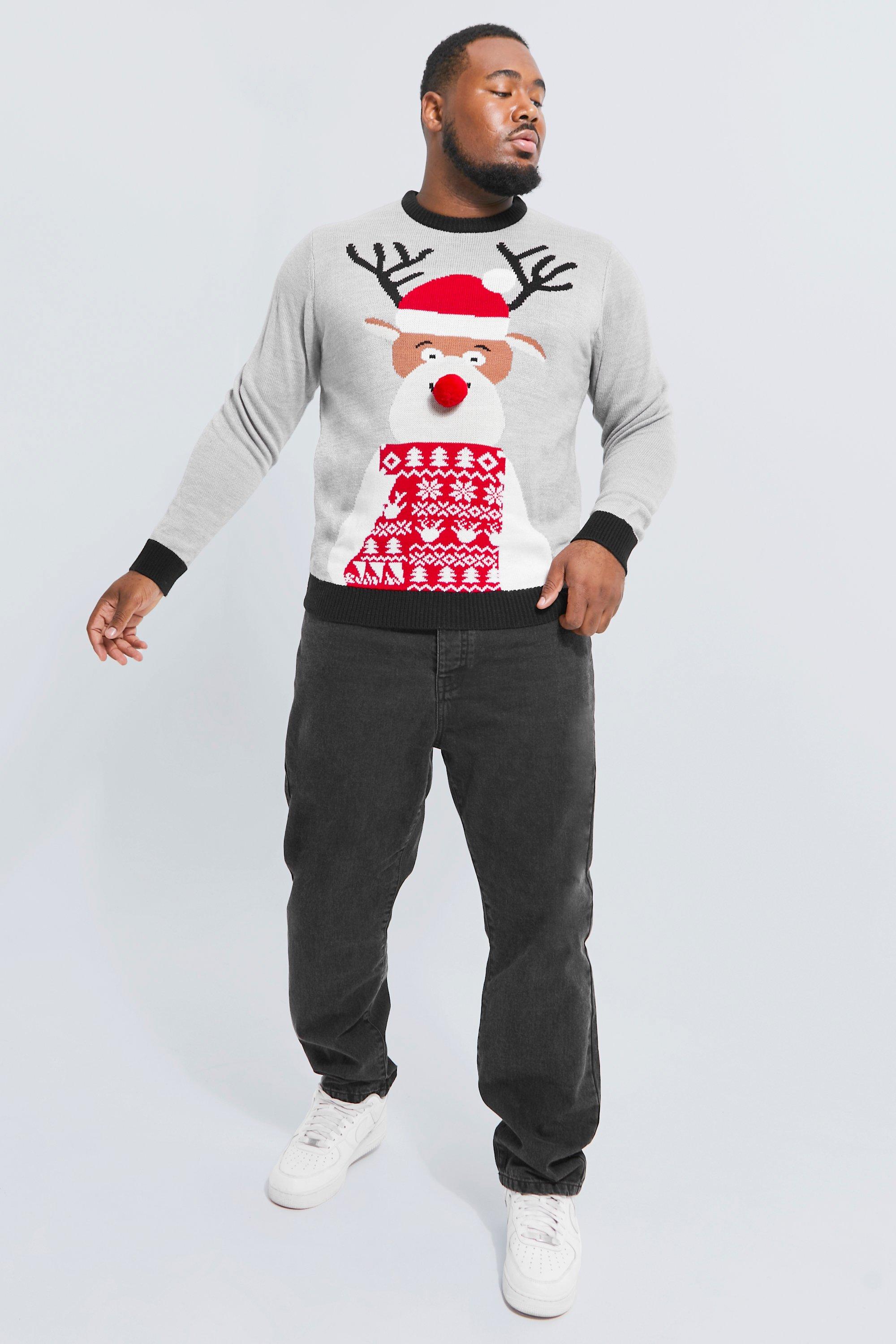 Mens santa hot sale christmas jumper